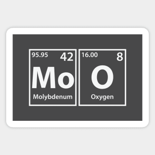 Moo (Mo-O) Periodic Elements Spelling Sticker